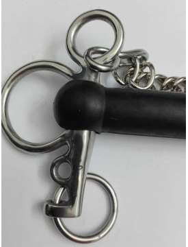 PELHAM ASTE CORTE IN GOMMA FLESSIBILE-9245