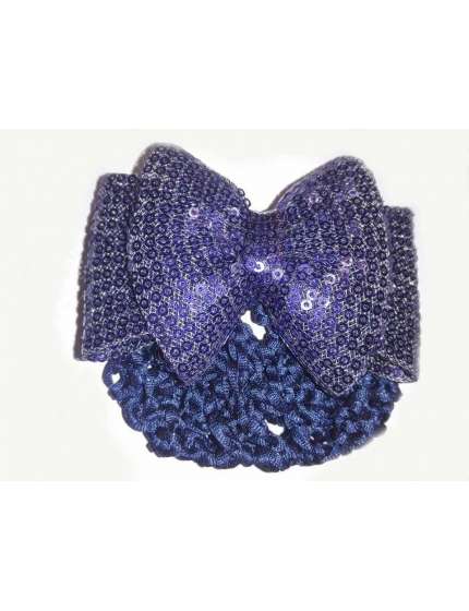 RETE PER CAPELLI CON FIOCCO E PUNTI LUCE