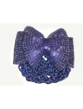 RETE PER CAPELLI CON FIOCCO E PUNTI LUCE-9412