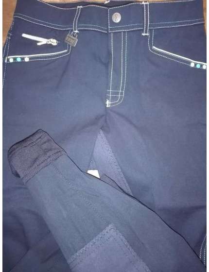 PANTALONI EQUITAZIONE MICROFIBRA PER RAGAZZA
