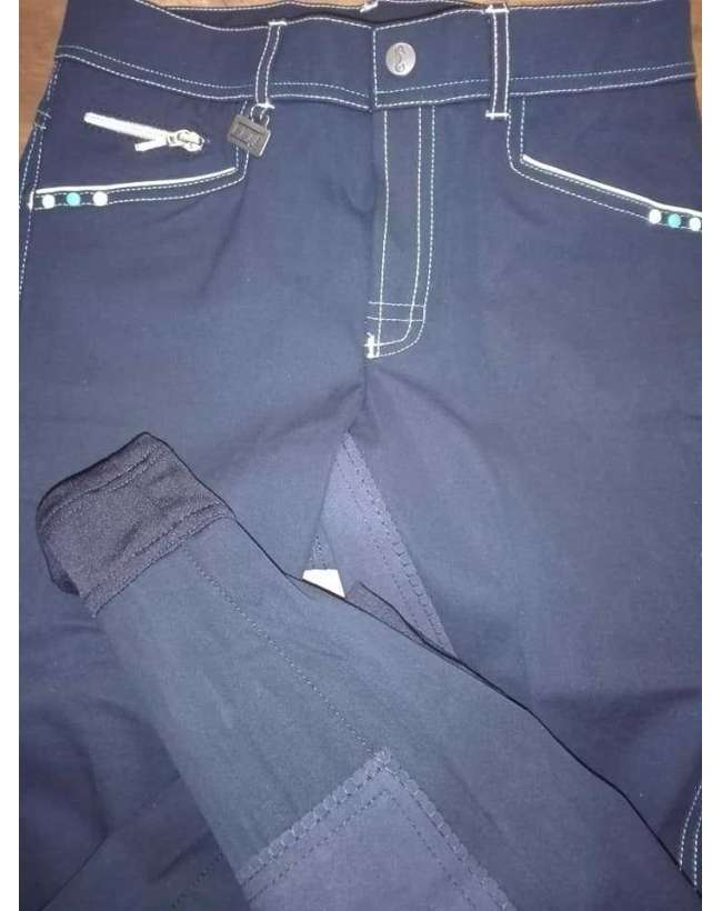 PANTALONI EQUITAZIONE MICROFIBRA PER RAGAZZA