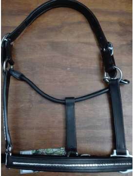 CAPEZZA IN CUOIO DOPPIA REGOLAZIONE E CLINCHER NICHELATO-9545
