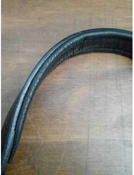 CAPEZZA IN CUOIO DOPPIA REGOLAZIONE E CLINCHER NICHELATO-9549