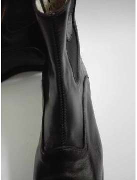 STIVALETTI DA EQUITAZIONE PELLE MORBIDA SUOLA BASSA-9745