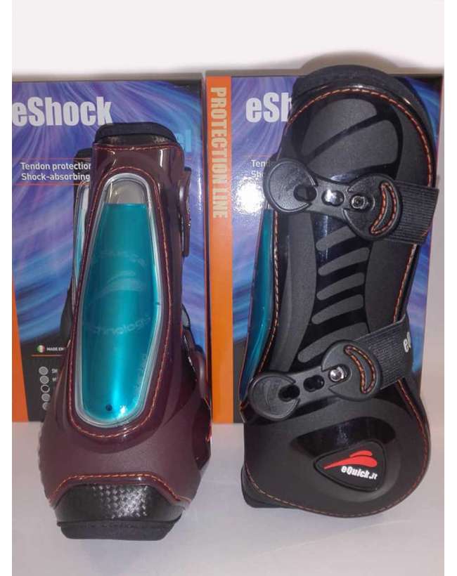 protezioni equick con gel azzurro nere e marroni